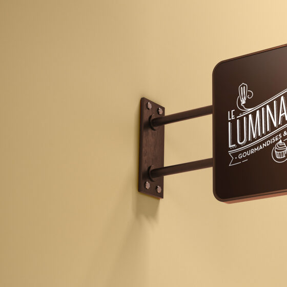 Enseigne du salon de thé et atelier Luminarium